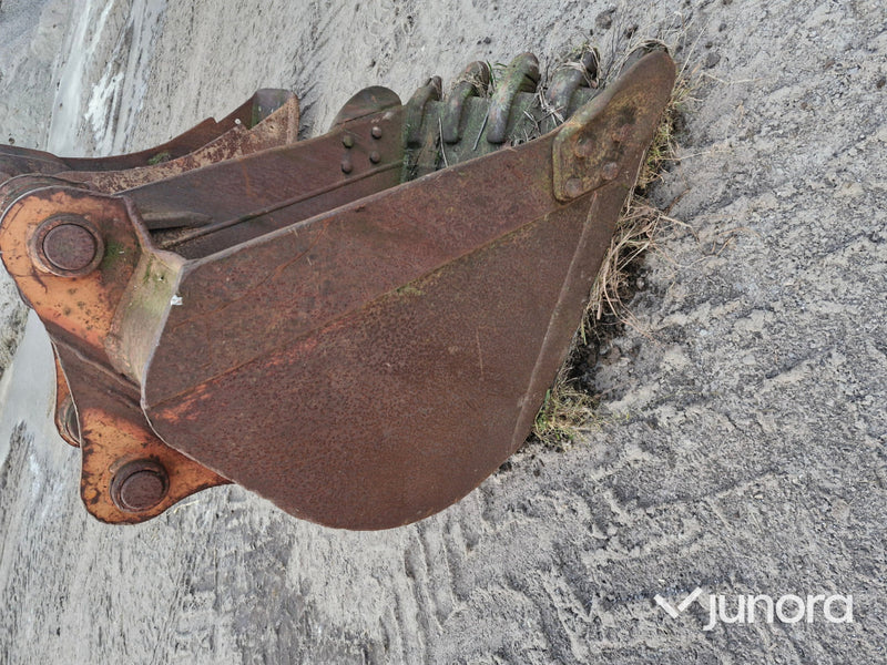 Skopor + Snabbfäste - 2 Skopor, Hydrauliskt snabbfäste