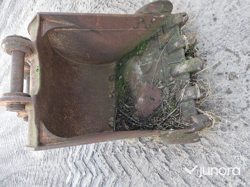 Skopor + Snabbfäste - 2 Skopor, Hydrauliskt snabbfäste