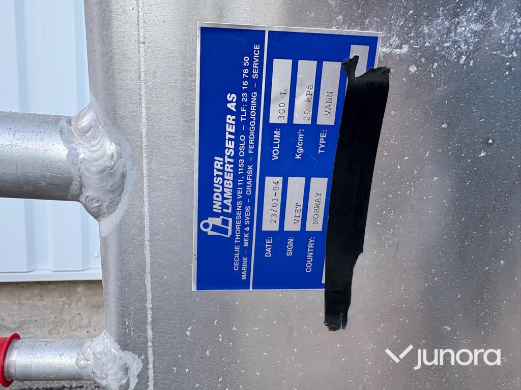 Tank i aluminium