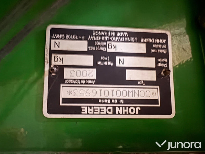 Fixkammarpress John Deere 578