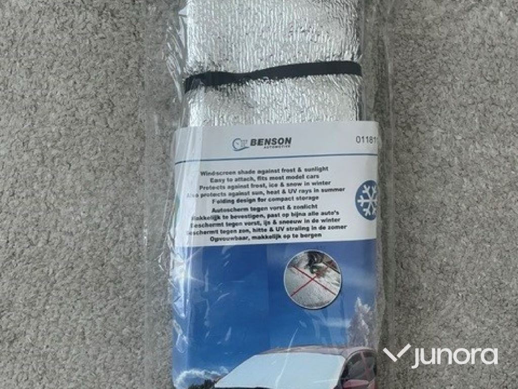Vindruteskydd - Benson Automotive, Silver Ice / Sun, 5-pack