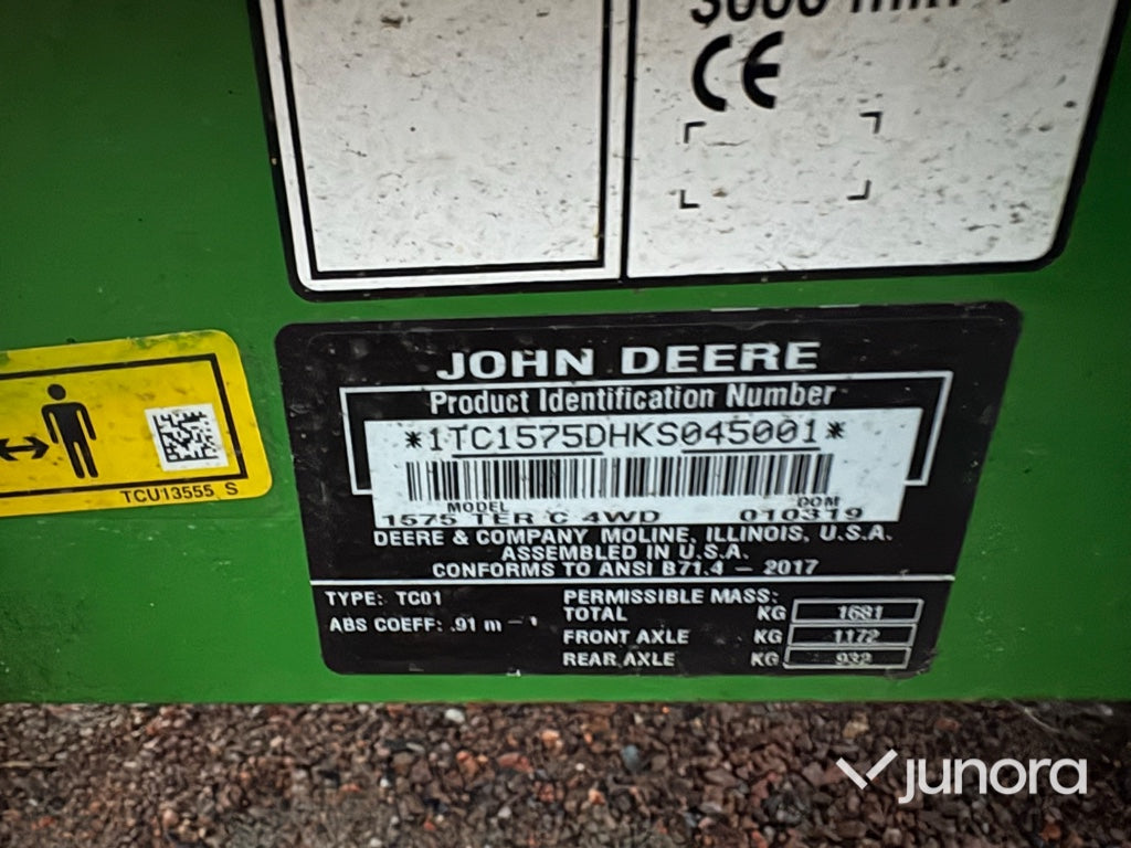 Redskapsbärare John Deere 1575