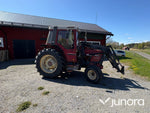 Traktor IH 685XL internationell med Trima fronlyft