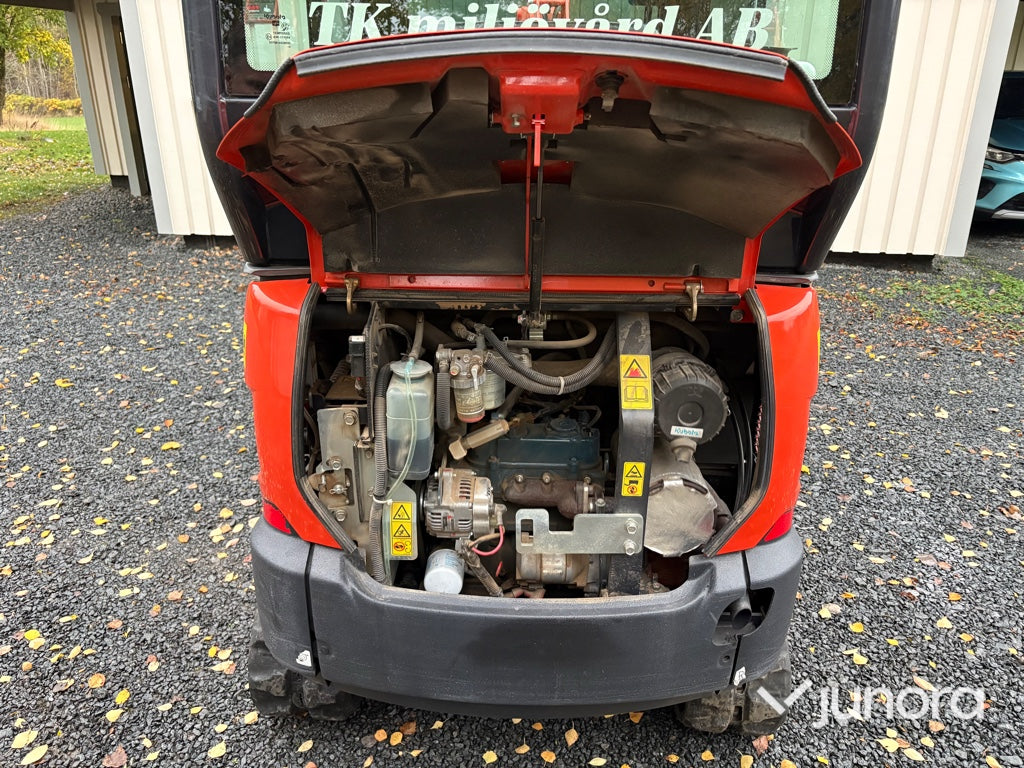 Grävmaskin Kubota KX016-4 med redskap