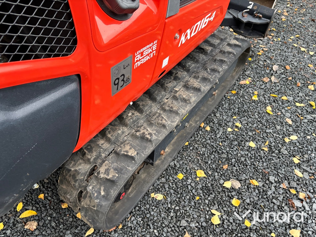 Grävmaskin Kubota KX016-4 med redskap