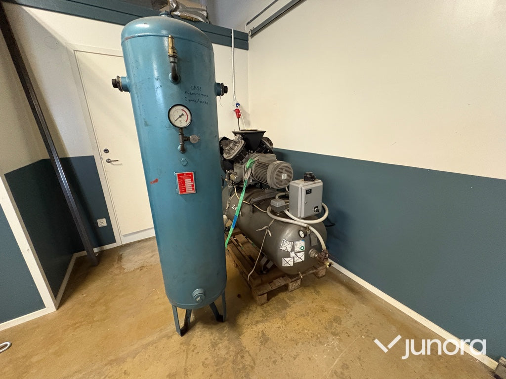 Atlas Copco luftkompressor + extra tank
