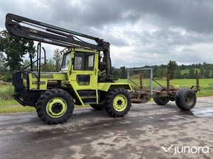 MB Trac 800 med Mowi kran och vagn