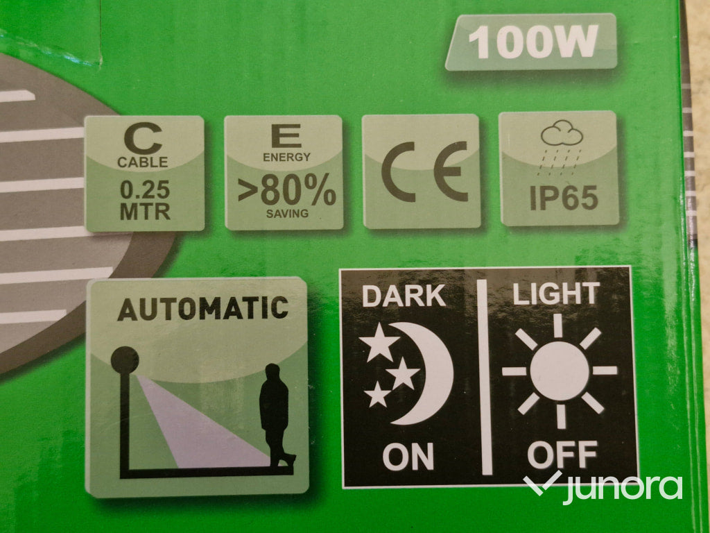Utomhuslampa LED 100W 2-pack