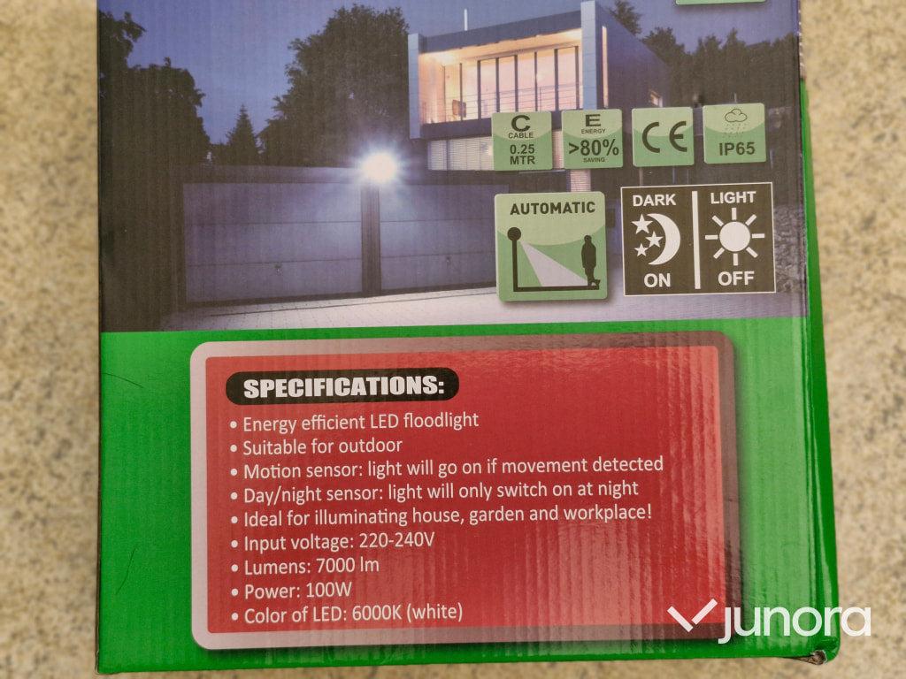 Utomhuslampa LED 100W 2-pack