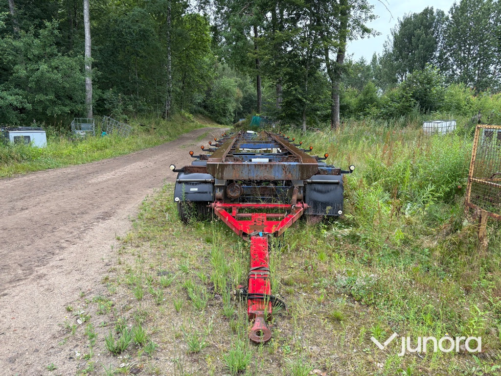 Släpvagn med rullflaksfästen – FORSS PARATOR S4-LA-125