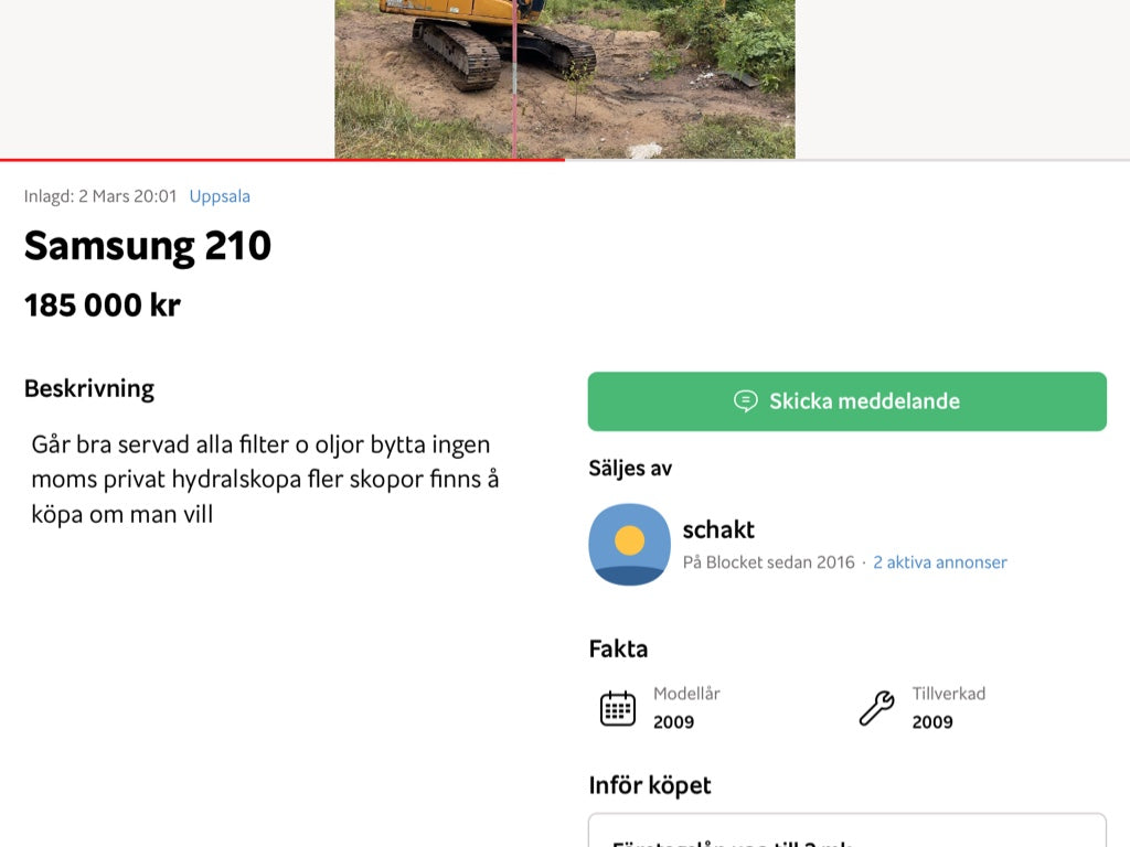 Grävmaskin-SAMSUNG E210