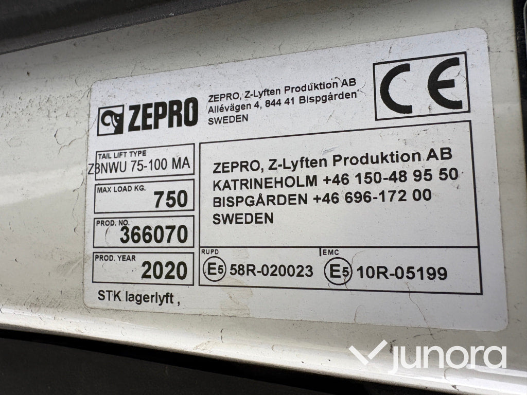 Kylbil, Volkswagen Crafter 35 EH 177HK
