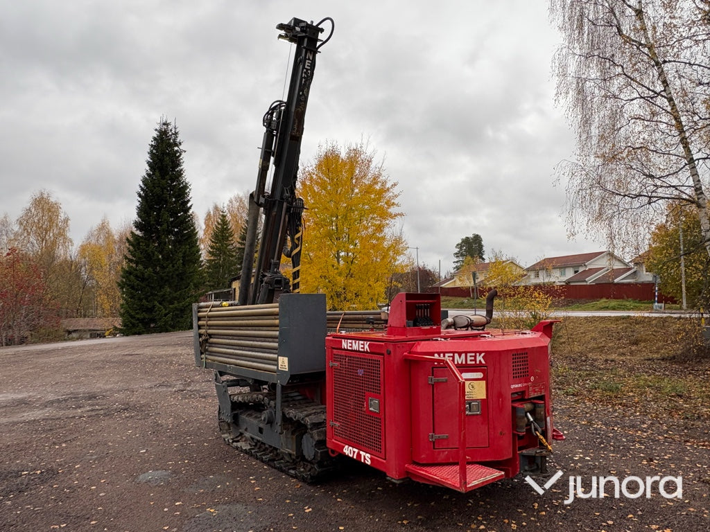 Borrekipage Volvo FH12 Nemek 407 TS Atlas Copco DrillAir