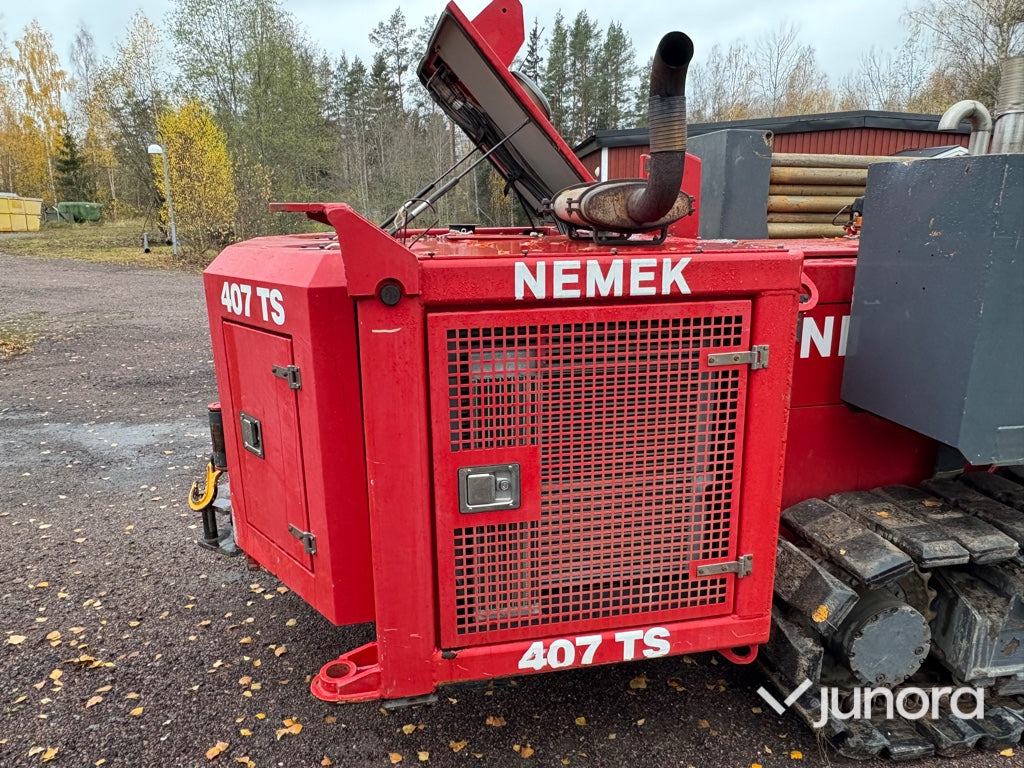 Borrekipage Volvo FH12 Nemek 407 TS Atlas Copco DrillAir