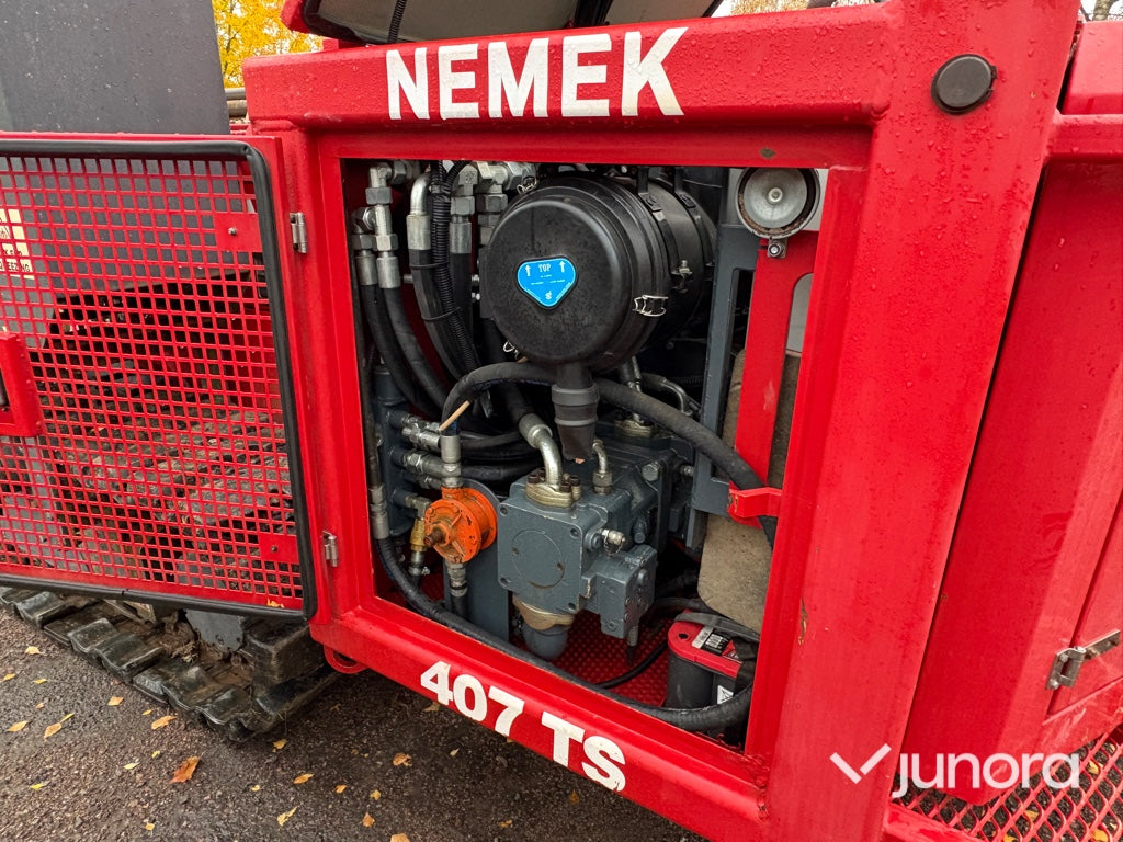 Borrekipage Volvo FH12 Nemek 407 TS Atlas Copco DrillAir