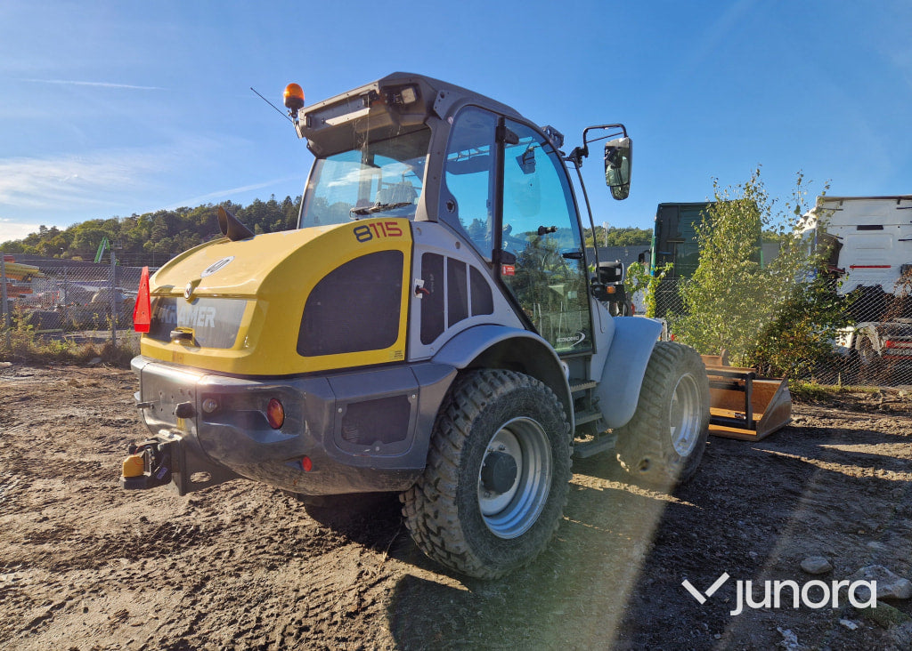 Hjullastare + Vikplog - Kramer 8115, Holms PVL240C