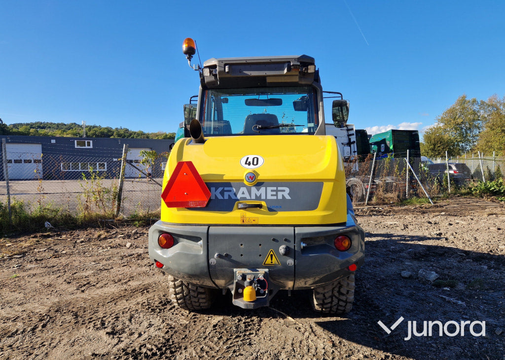 Hjullastare + Vikplog - Kramer 8115, Holms PVL240C