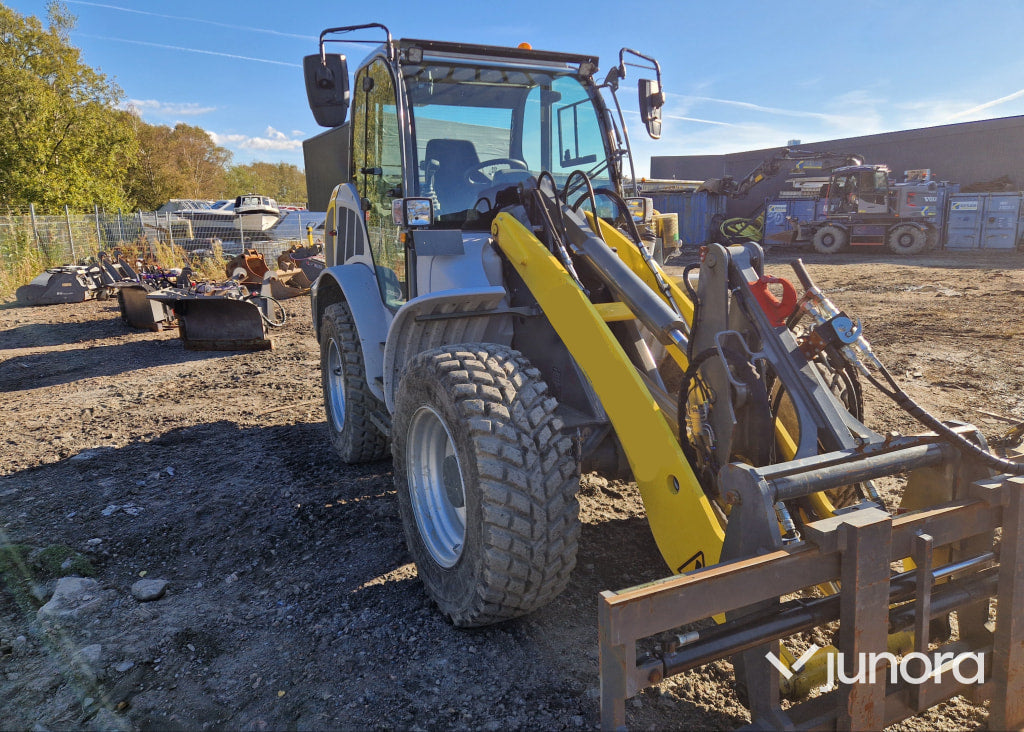 Hjullastare + Vikplog - Kramer 8115, Holms PVL240C