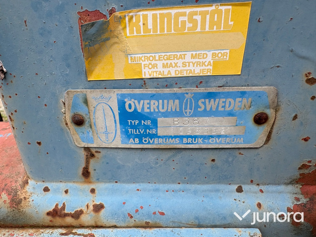 Tegplog - Överum, 3skärig