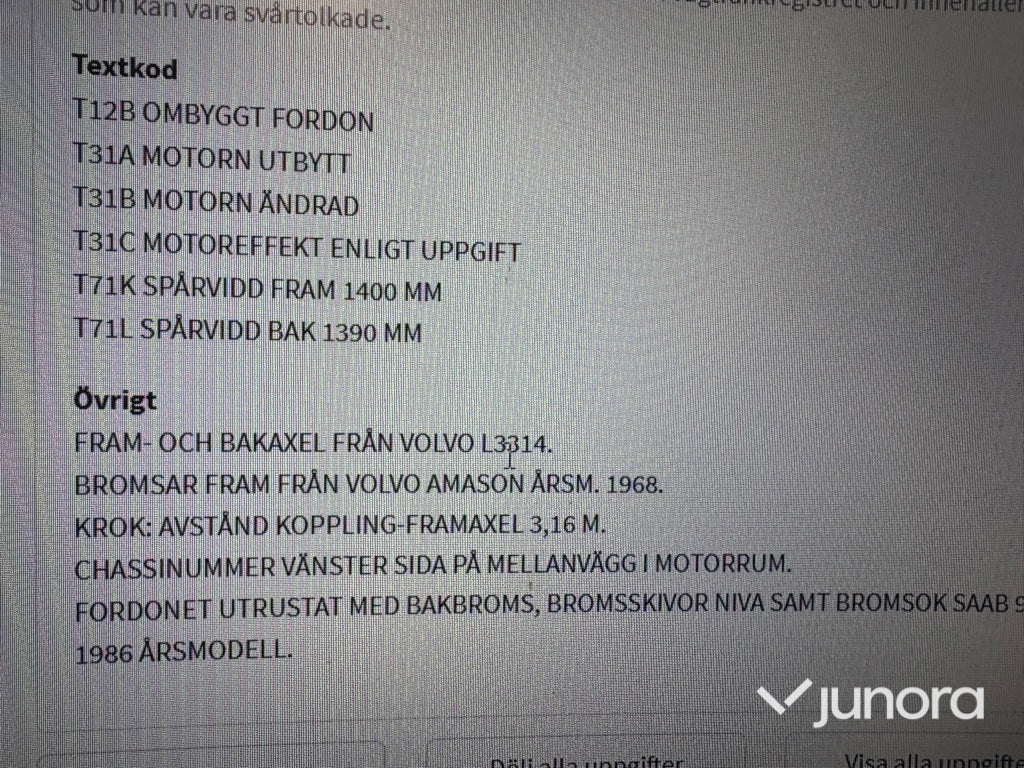 Terrängbil - Willys, Jeep CJ-5 HL Förl