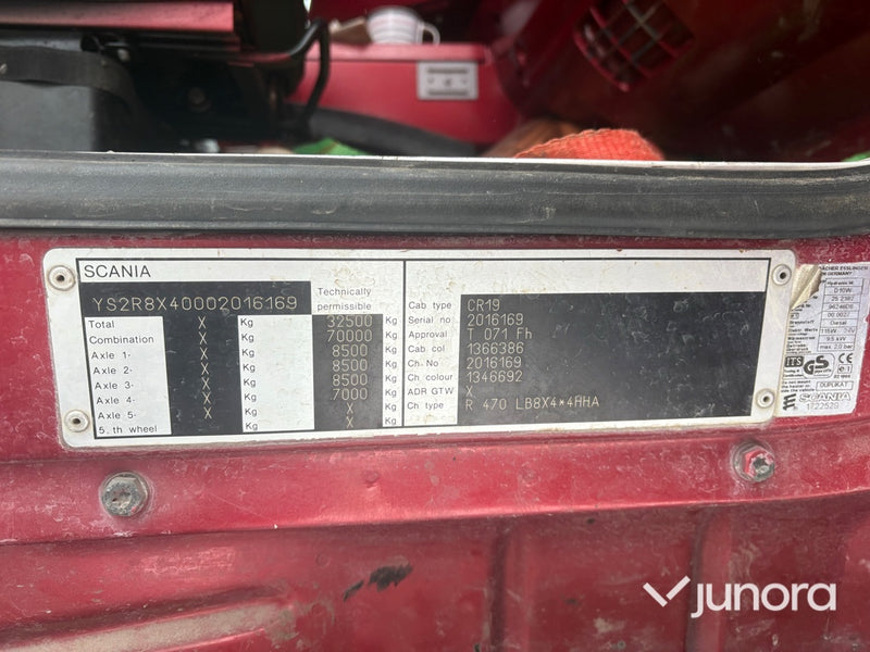 Lastbil / Lastväxlare - Scania, R 470 LB8X4*4FHA