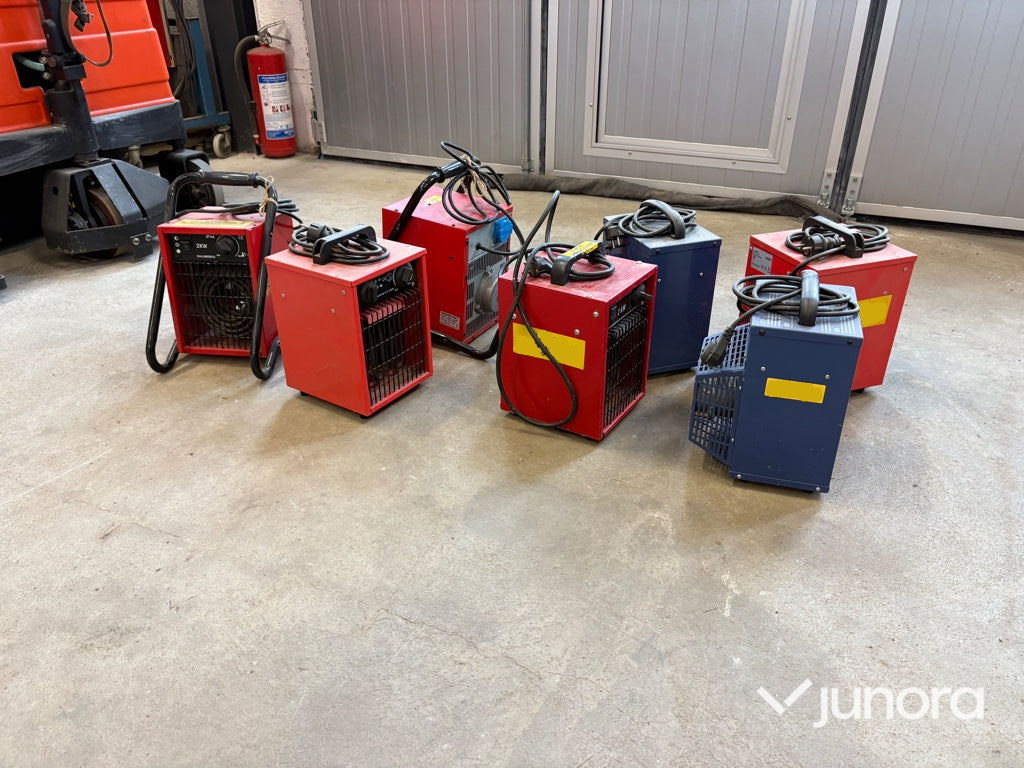 Värmefläktar – 2 kW (7st)