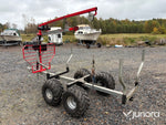 ATV-kärra timmerkärra ultratec