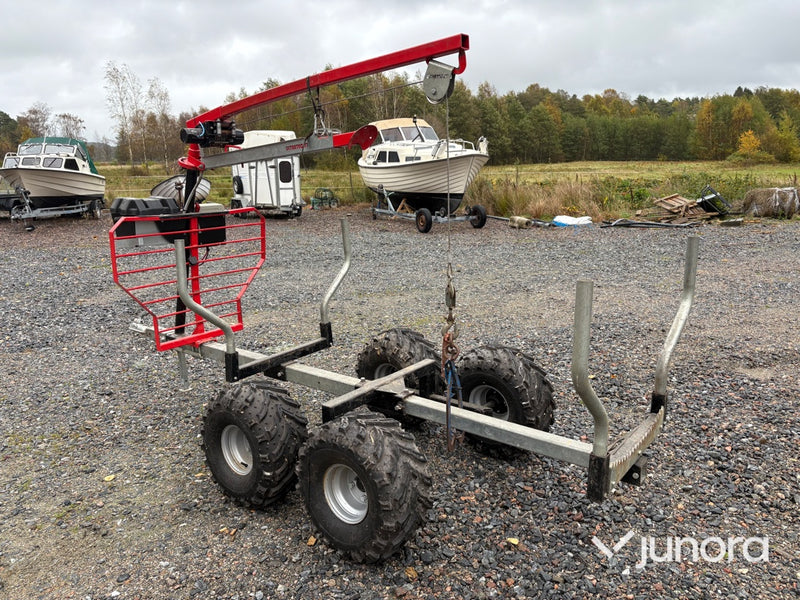 ATV-kärra timmerkärra ultratec