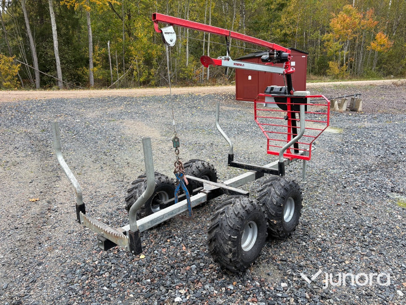 ATV-kärra timmerkärra ultratec