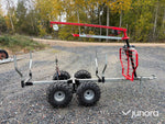 ATV-kärra timmerkärra ultratec