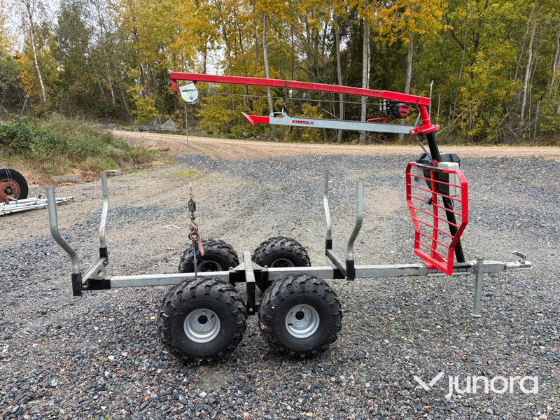 ATV-kärra timmerkärra ultratec