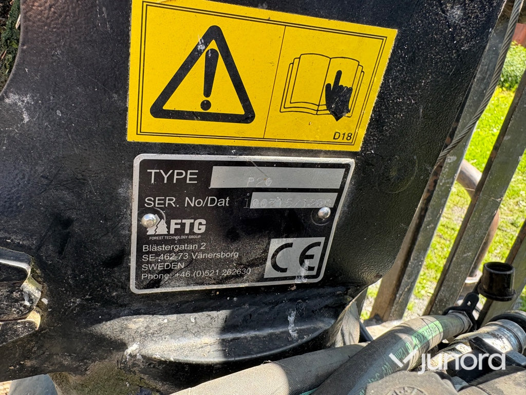 Skogsvagn med kran - FTG Mowi, 650