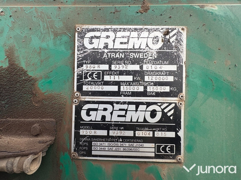 Skotare Gremo 950R