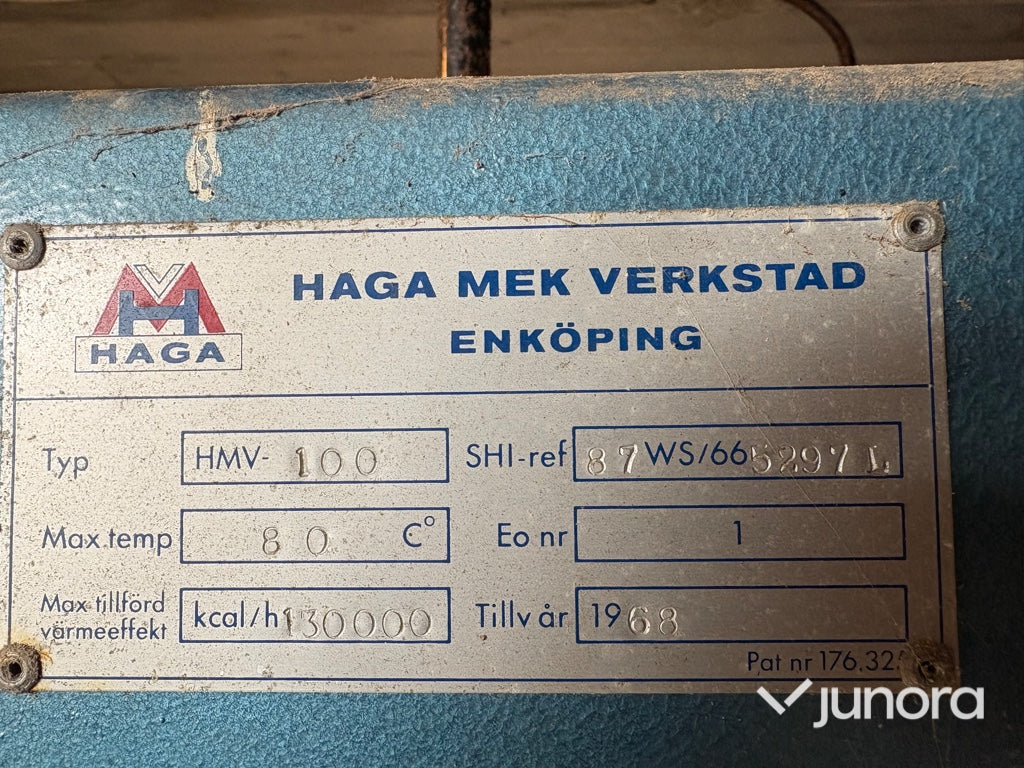 Varmluftspanna - Haga Mek Verkstad HMV 100