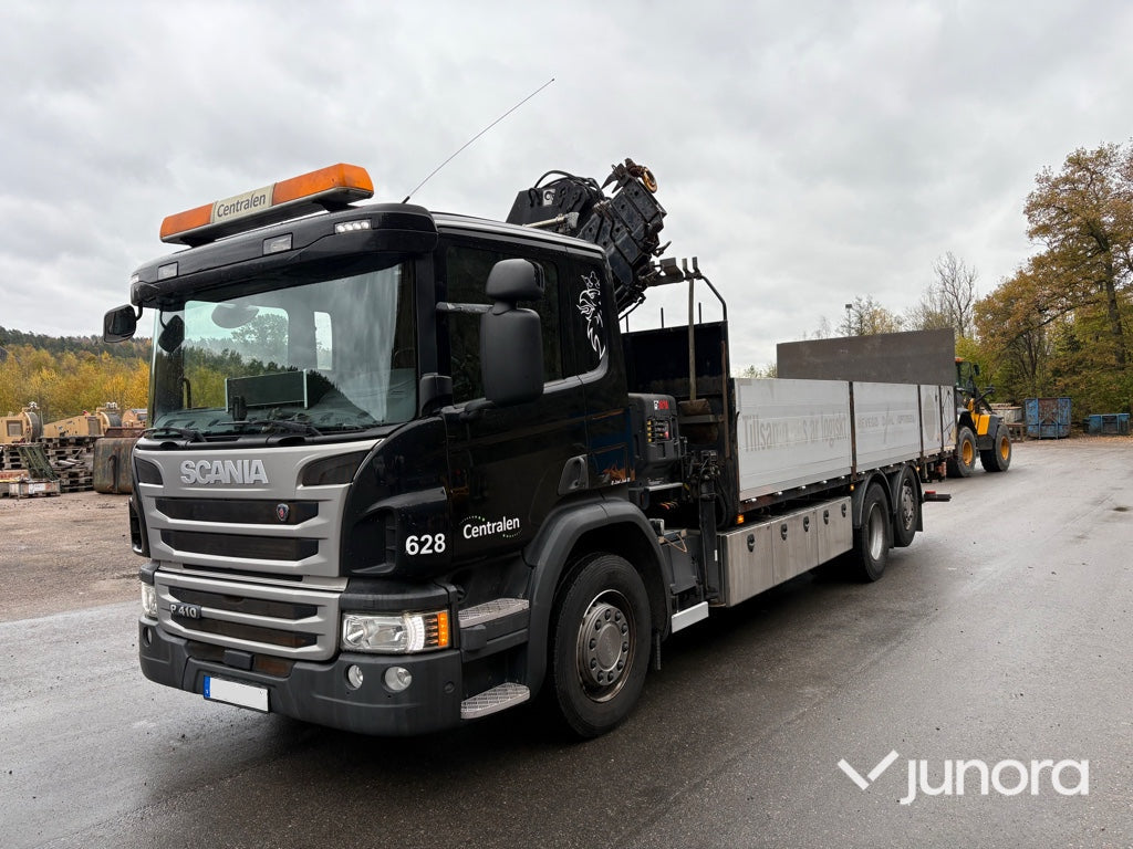Kranbil - Scania P410 med Hiab 138