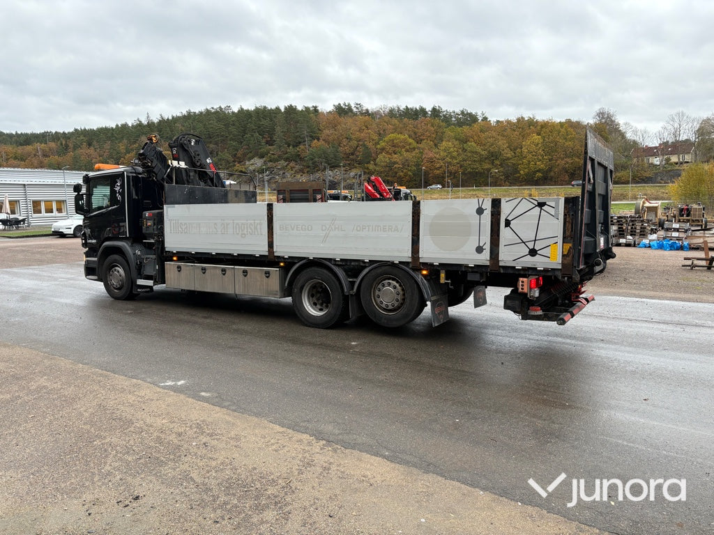 Kranbil - Scania P410 med Hiab 138