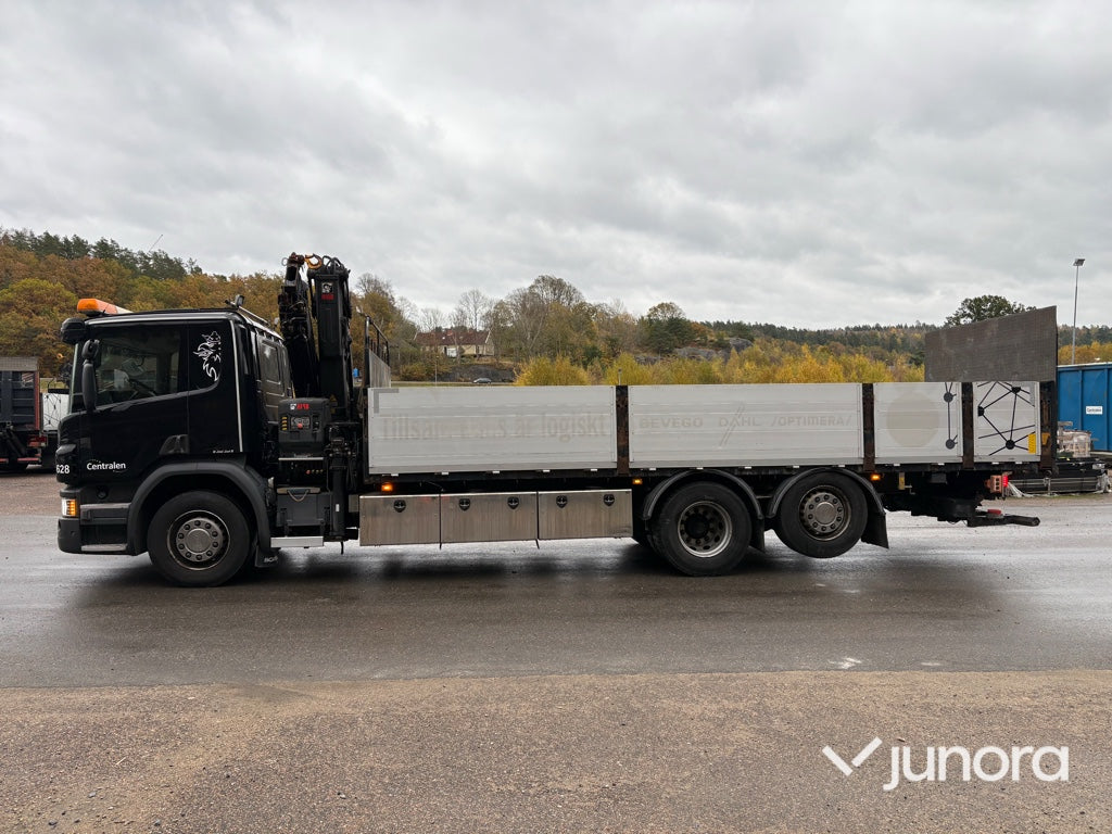 Kranbil - Scania P410 med Hiab 138