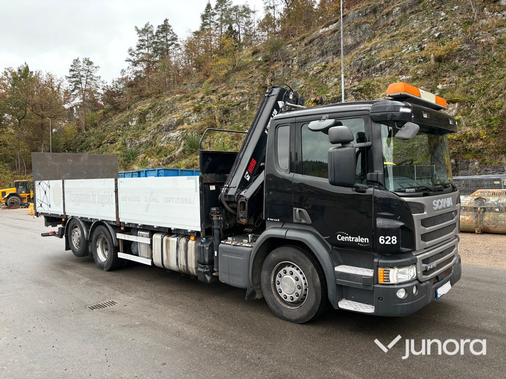 Kranbil - Scania P410 med Hiab 138