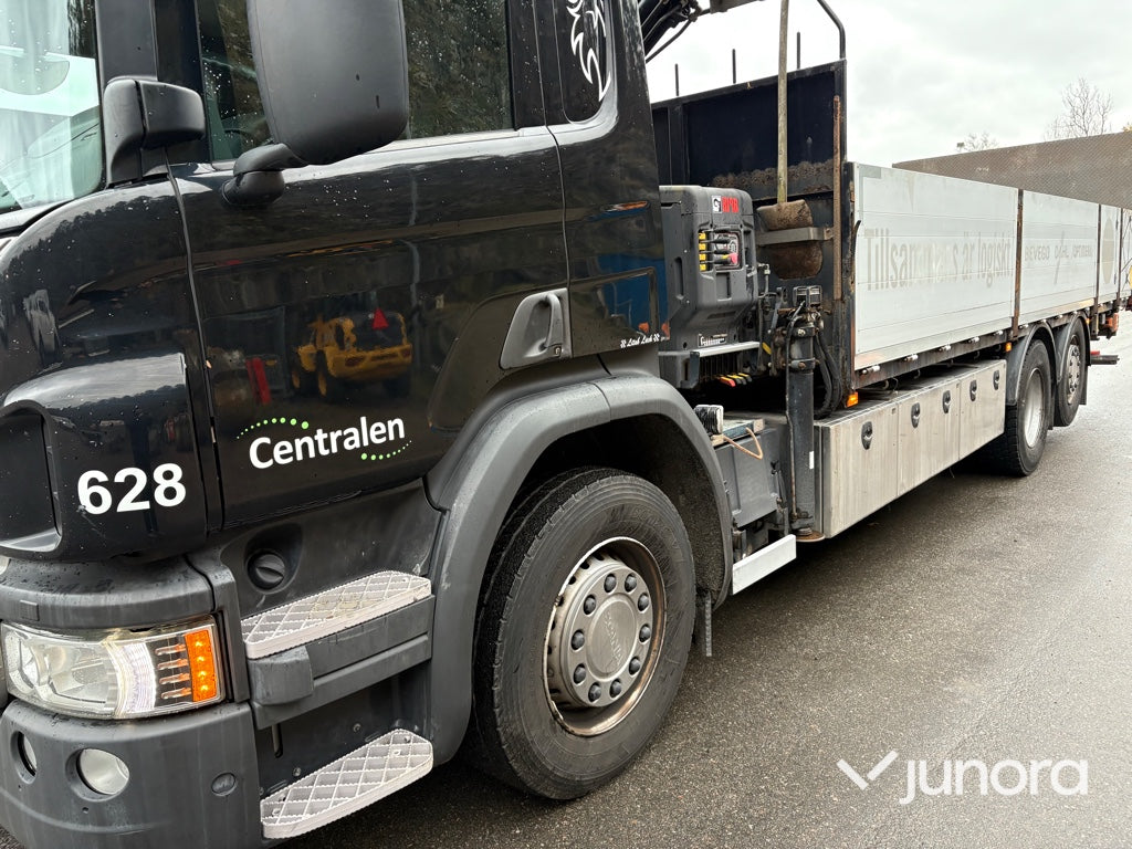Kranbil - Scania P410 med Hiab 138