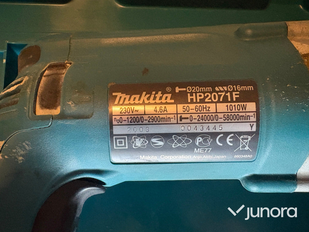 Borrmaskin - Makita, HP2071F