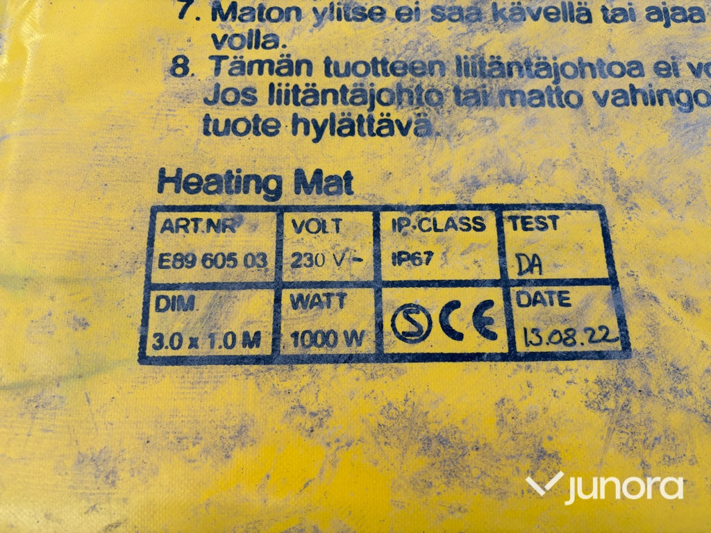 Värmemattor - EBECO, 1 000W