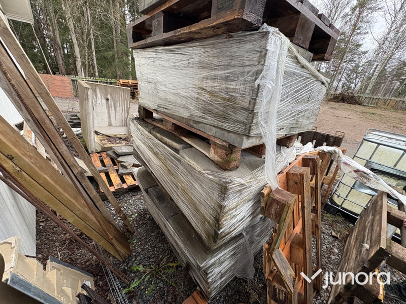 Betongplattor - Cambridge, Begagnat