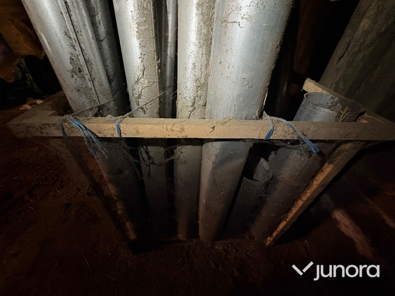 Rör & tillbehör - till spannmålsfläkt