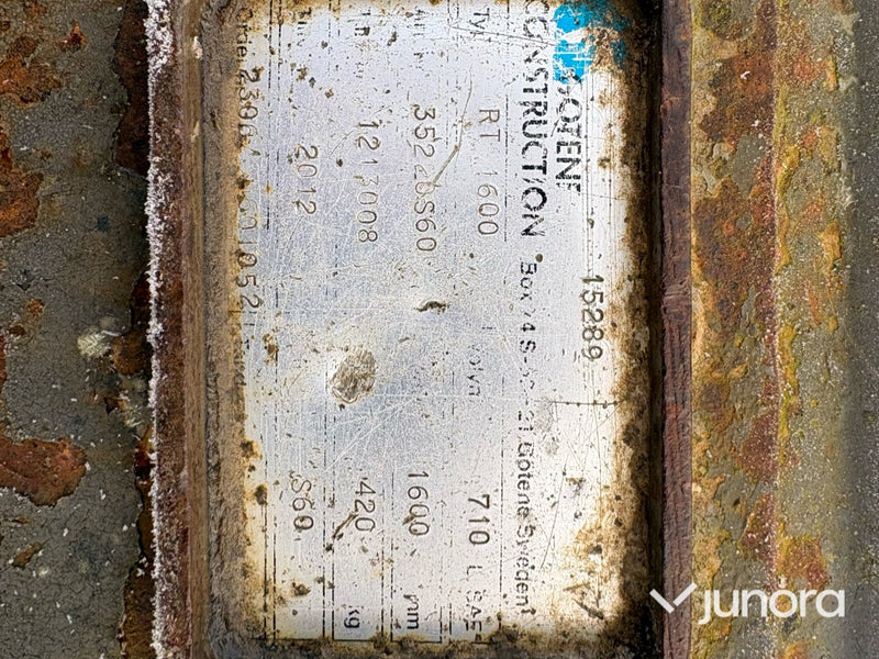 Planeringsskopa – Götene Construction RT 1600