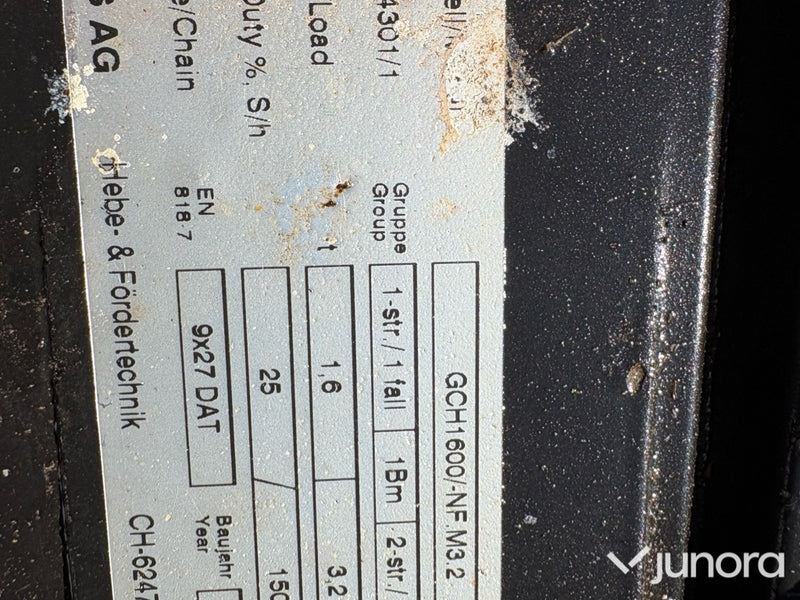 Travers GIS GCH 1600 1600/3200 kg