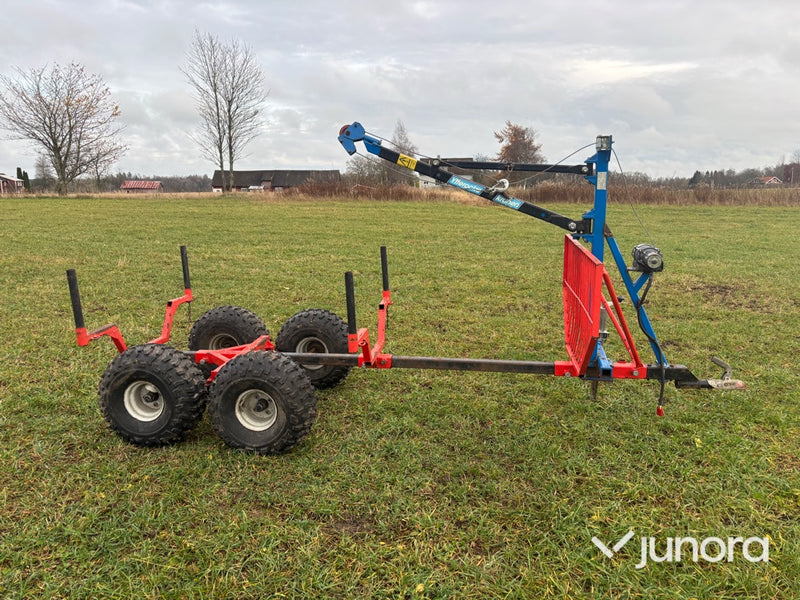 Skogsvagn ATV - Ytterocke, Med kran