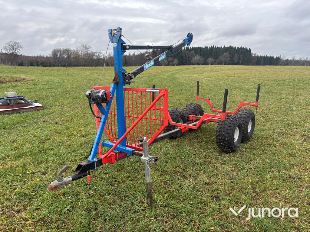 Skogsvagn ATV - Ytterocke, Med kran