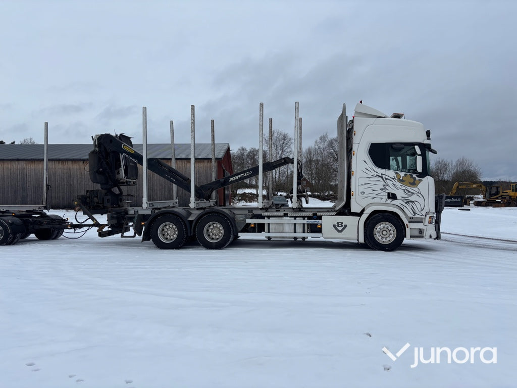 Timmerbil + Släp - Scania, R650B6X4NB