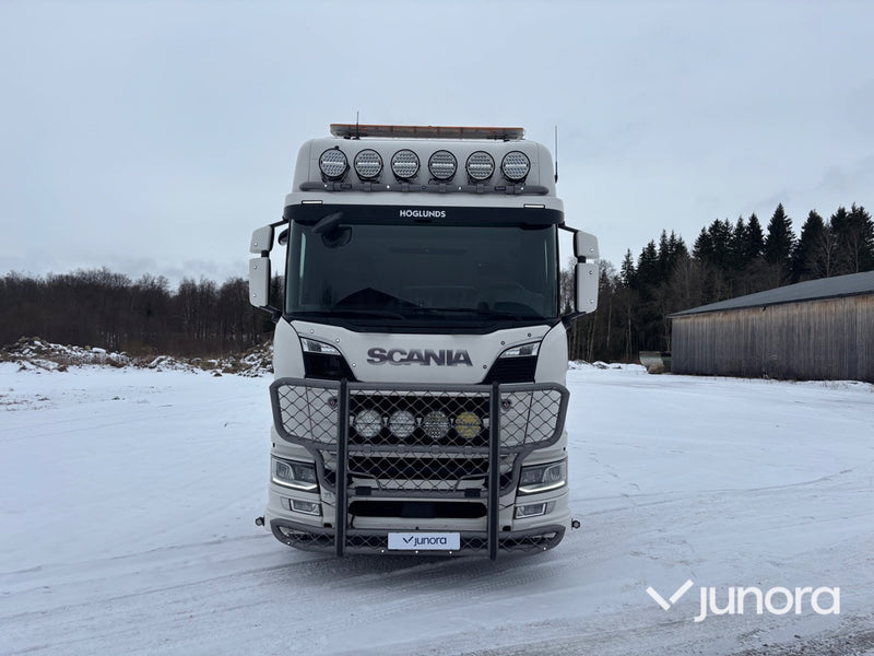 Timmerbil + Släp - Scania, R650B6X4NB