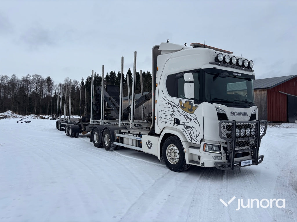 Timmerbil + Släp - Scania, R650B6X4NB